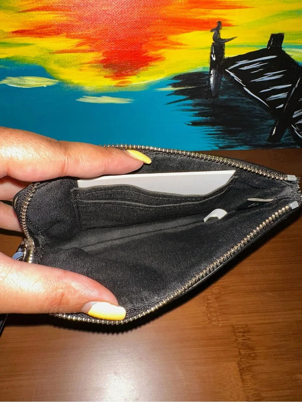 Coach wristlet clutch